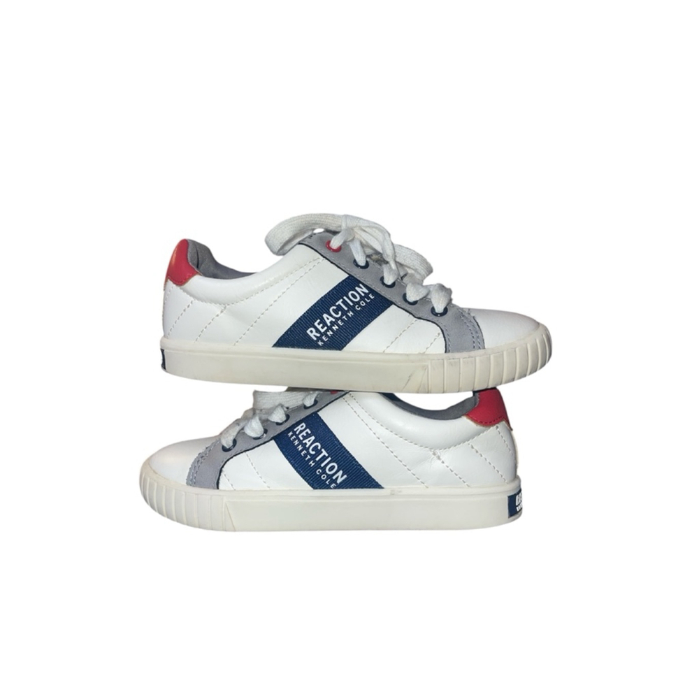 Kenneth Cole Reaction Toddler Boys Sneakers White Red Size 12